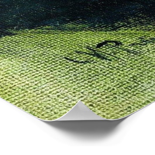 Repin - hoofd van Man 1885 Poster (Hoek)