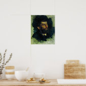 Repin - hoofd van Man 1885 Poster (Keuken)