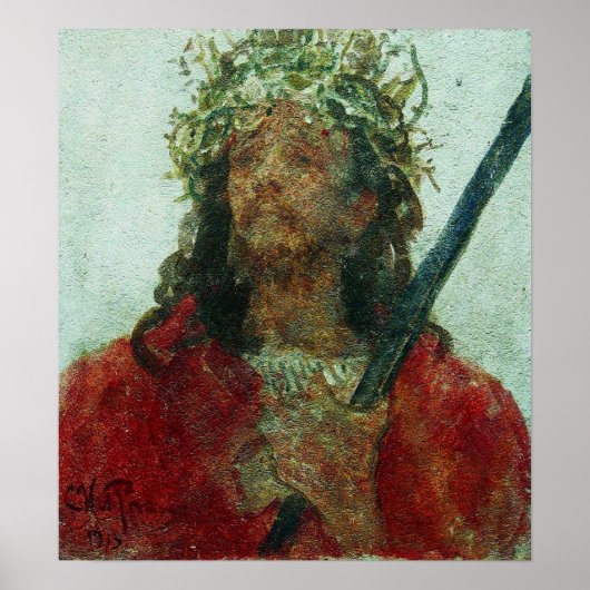 Repin - Jesus in crown of Thorns 1913 Poster (Voorkant)