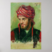 repin - jong Man in turban Poster (Voorkant)