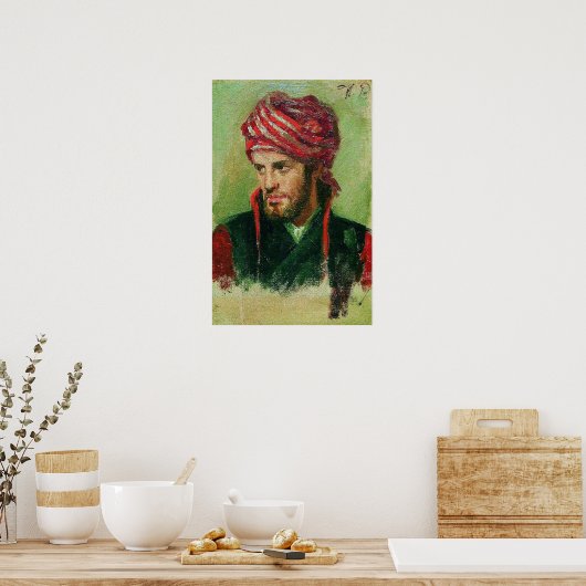 repin - jong Man in turban Poster (Keuken)