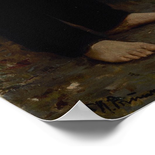 Repin - Leo Tolstoy Barefoot Poster (Hoek)