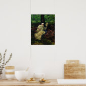 Repin - Leo Tolstoy in het bos 1891 Poster (Keuken)