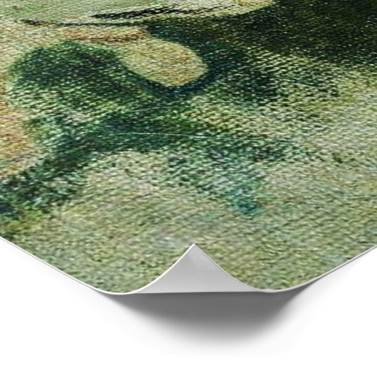 Repin - Man in witte jas 1913 Poster (Hoek)