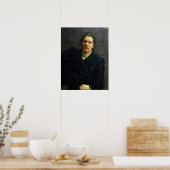 Repin - Maxim Gorky 1899 Poster (Keuken)