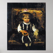 Repin - Vera Repina 1874 Poster (Voorkant)