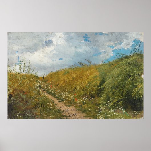 Repin - Weg door smalle doorgang Poster (Voorkant)
