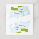 Replace This Text With Your Own Photo or Message Klantenkaartje (Buitenkant ongevouwen)