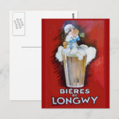 Replica adverteren, Bieres de Longwy Briefkaart (Voorkant / Achterkant)