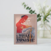 Replica  adverteren, L'Huile de Tunesie Briefkaart (Staand voorkant)