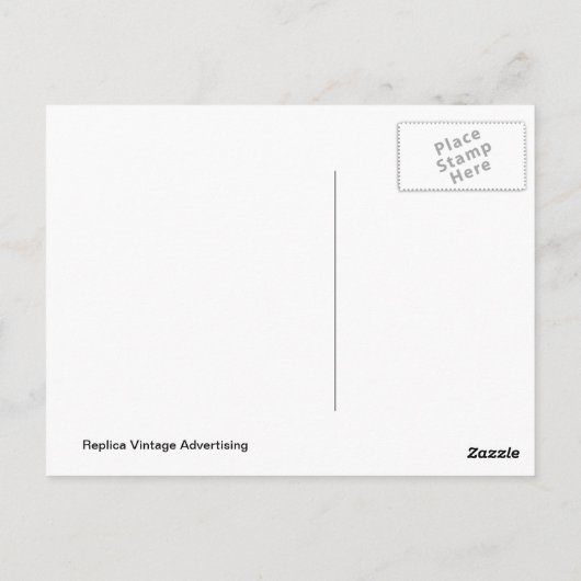 Replica  adverteren, L'Huile de Tunesie Briefkaart (Achterkant)