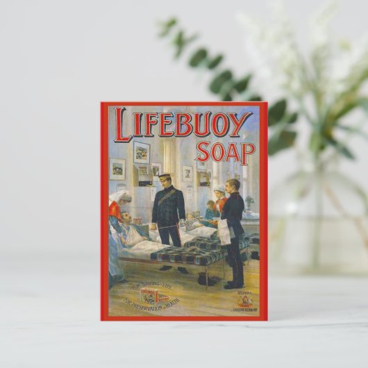 Replica  adverteren, Lifebouy soap, Briefkaart (Staand voorkant)