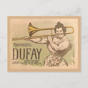 Replica  adverteren, Margeurite Dufay Briefkaart