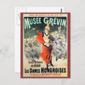 Replica  adverteren, Musee Grevin Briefkaart (Voorkant / Achterkant)