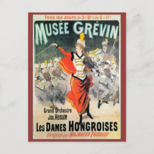 Replica  adverteren, Musee Grevin Briefkaart