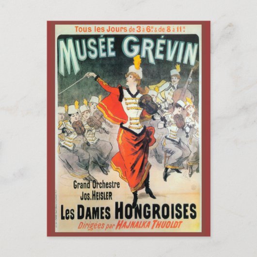 Replica  adverteren, Musee Grevin Briefkaart (Voorkant)