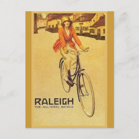 Replica  adverteren, Raleigh Bicycles Briefkaart (Voorkant)