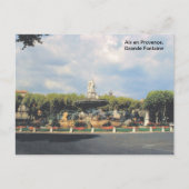 Replica , Aix en Provence, Grande Fontaine Briefkaart (Voorkant)