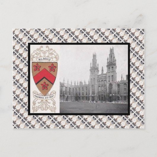 Replica , All Souls College Oxford Briefkaart (Voorkant)