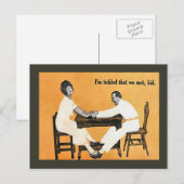 Replica  briefkaart, ik ben gekwetst, we hebben el briefkaart (Voorkant / Achterkant)