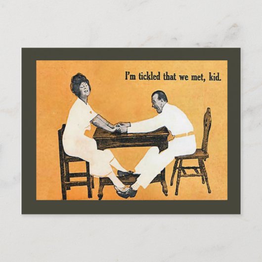 Replica  briefkaart, ik ben gekwetst, we hebben el briefkaart (Voorkant)