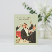 Replica  briefkaart, Jolly good fellow Feestdagenkaart (Staand voorkant)