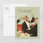 Replica  briefkaart, Jolly good fellow Feestdagenkaart (Voorkant / Achterkant)