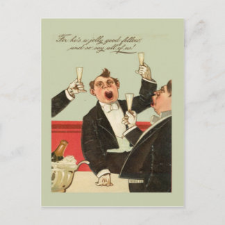 Replica briefkaart, Jolly good fellow Feestdagenkaart