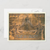 Replica briefkaart, kopergravure briefkaart (Voorkant / Achterkant)