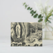 Replica Briefkaart Lourdes, 1895 Pilgrimage (Staand voorkant)