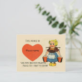 Replica  briefkaart, Nederlandse humor 1 Briefkaart (Staand voorkant)