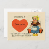 Replica  briefkaart, Nederlandse humor 1 Briefkaart (Voorkant / Achterkant)