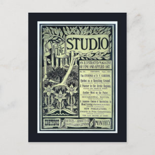 Replica briefkaart, The Studio, cover Briefkaart