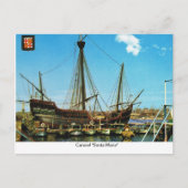 Replica Caravel, "Santa Maria " Briefkaart (Voorkant)