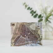 Replica City map of Rotterdam 1652 Briefkaart (Staand voorkant)