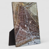 Replica City map of Rotterdam 1652 Fotoplaat (Zijkant)