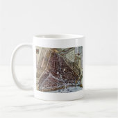 Replica City map of Rotterdam 1652 Koffiemok (Links)