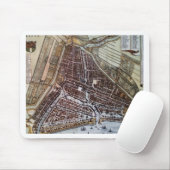 Replica City map of Rotterdam 1652 Muismat (Met muis)