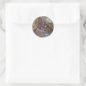 Replica City map of Rotterdam 1652 Ronde Sticker (Tas)