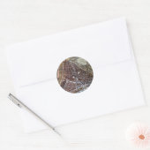 Replica City map of Rotterdam 1652 Ronde Sticker (Envelop)