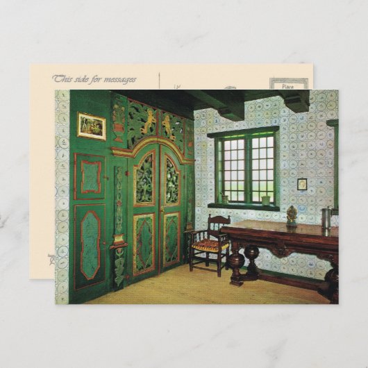 Replica  Deense boerderij, Folk Museum Briefkaart (Voorkant / Achterkant)