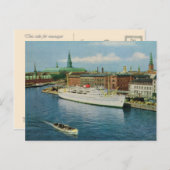 Replica  Denemarken, cruiseschip, Kopenhagen Briefkaart (Voorkant / Achterkant)
