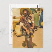 Replica  Drink verkoper, Marokko Briefkaart (Voorkant / Achterkant)