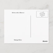 Replica  Drink verkoper, Marokko Briefkaart (Achterkant)