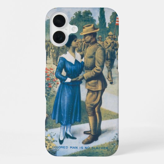 Replica Eerste Wereldoorlog: Kleurling is geen sla iPhone Hoesje (Achterkant)