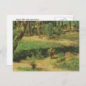 Replica  Egypte, Nile delta agriculture Briefkaart (Voorkant / Achterkant)