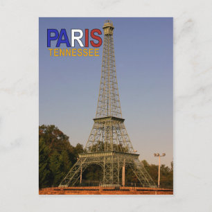 Replica Eiffel Tower of Paris, Tennessee Briefkaart