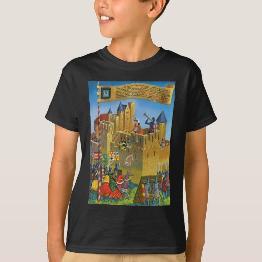 Replica France Medieval Carcassonne T-shirt (Voorkant)
