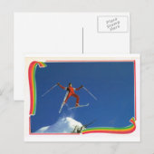 Replica  France Winter Sports, Ski Briefkaart (Voorkant / Achterkant)