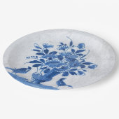  Replica Franse Country Chic Blue Delfts Pap Papieren Bordje (Gekanteld)